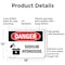 Signmission Sodium Hydroxide Danger Sign, Aluminum, 18in W x 12in L, 2PK OS-2PACK-DS-A-1218-L-1576 - alternate 2